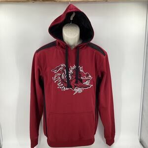 South Carolina Gamecocks Adult Hoodie Garnet Black Size Small 252